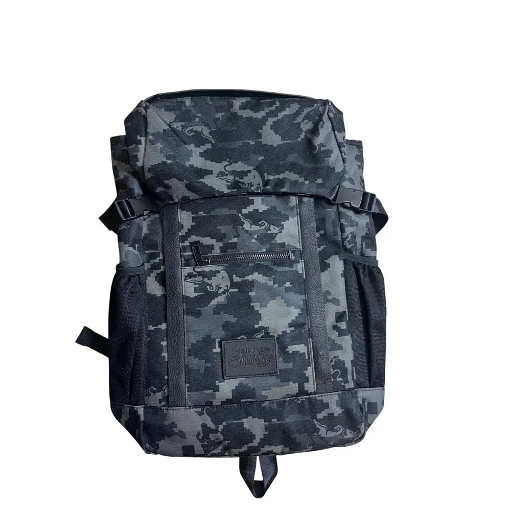 Red Bull Signature Series Digital Camo Backpack Gray Black Tactical Rucksack‎